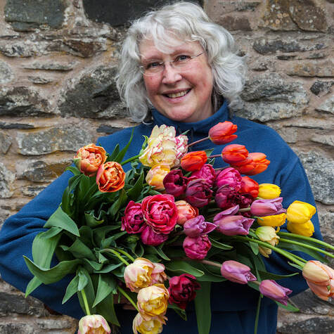 Rosie Gray, Flower Farmer, Florist & blogger on gardening copyright www.GallowayFlowers.co.ukPicture